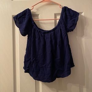 Forever 21 Navy Blue Top